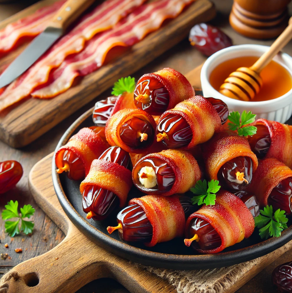 Bacon Wrapped Dates