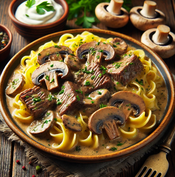 Beef Stroganoff