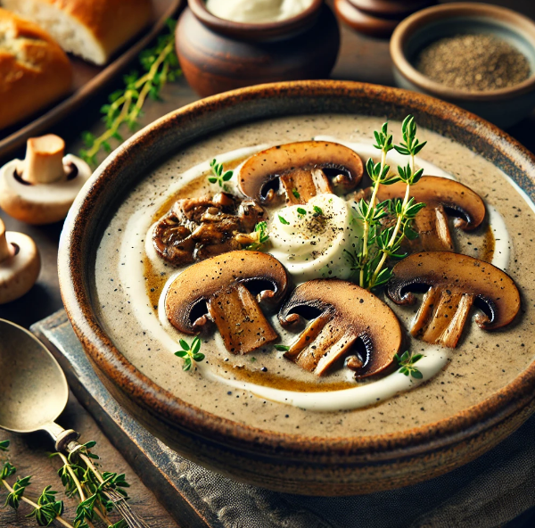 Creamy Wild Mushroom Soup