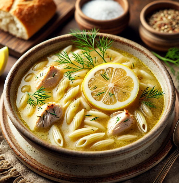 Greek Avgolemono Soup