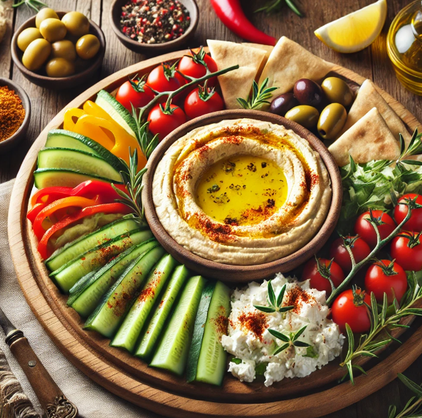 Mediterranean Hummus Platter