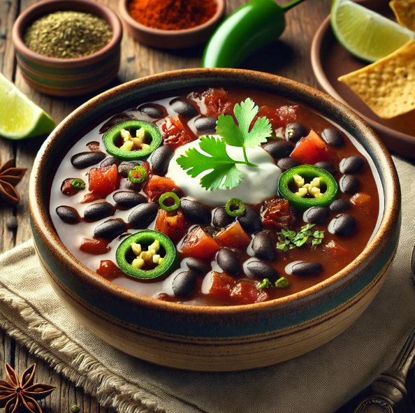 Spicy Black Bean Soup