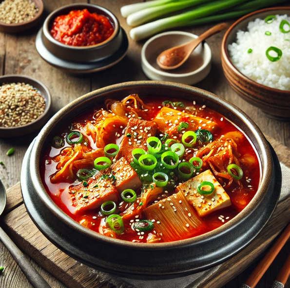 Spicy Korean Kimchi Soup (Kimchi Jjigae)