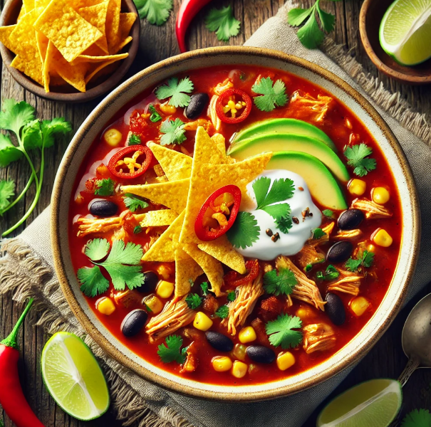 Spicy Tortilla Soup