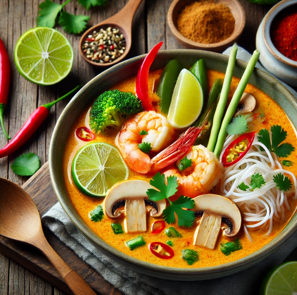 Thai Coconut Curry Soup