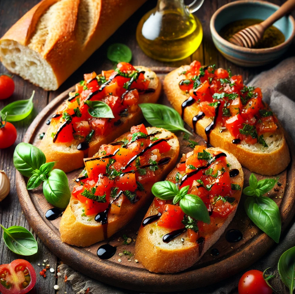 Tomato Basil Bruschetta