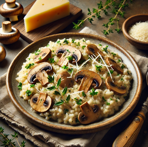 Vegetarian Mushroom Risotto