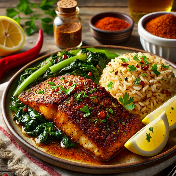 Cajun Blackened Catfish