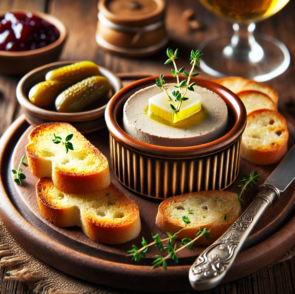 Duck Liver Pâté with Brioche