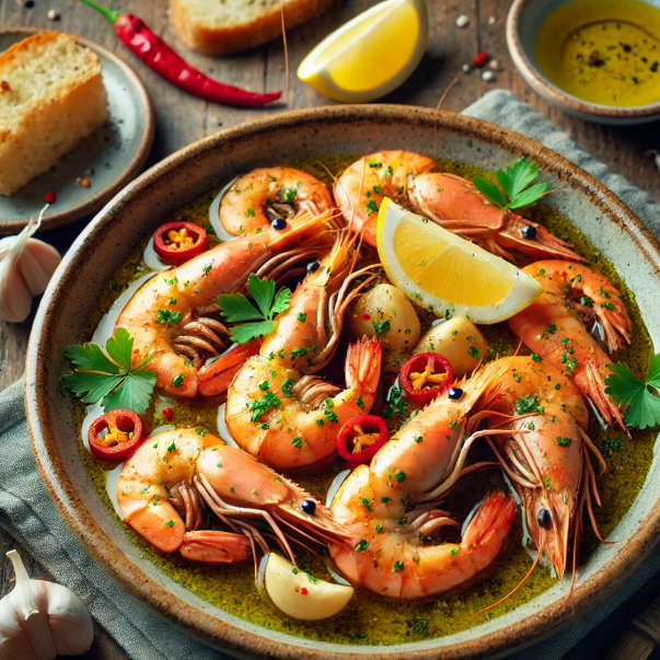 Spanish Garlic Prawns (Gambas al Ajillo)