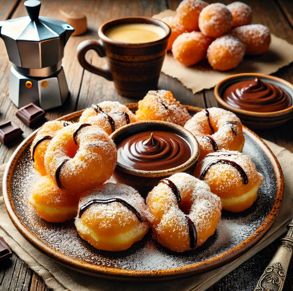 Italian Zeppole (Fried Doughnuts)