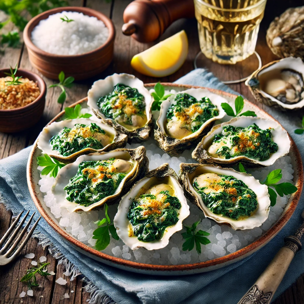 Oysters Rockefeller