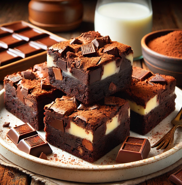 Triple Chocolate Brownies