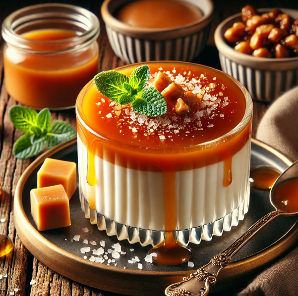Salted Caramel Panna Cotta Recipe