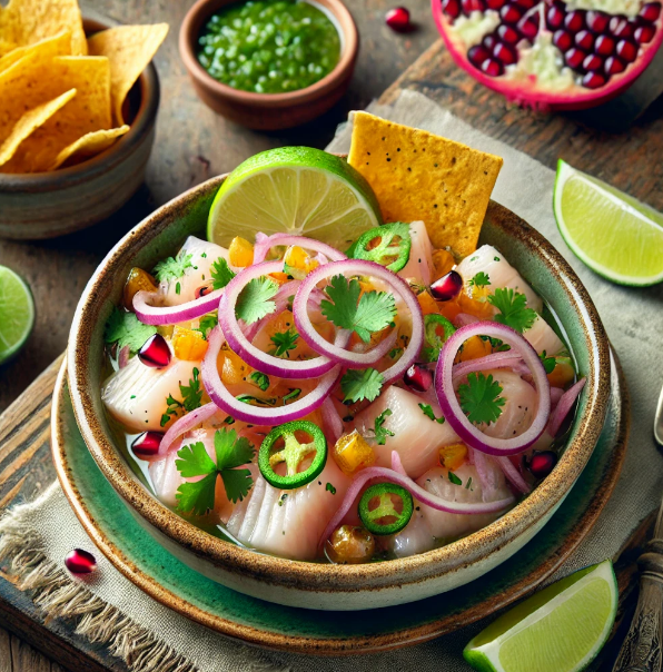 Citrus-Marinated Ceviche with Sea Bass