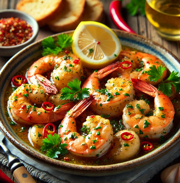 Garlic Chili Butter Shrimp