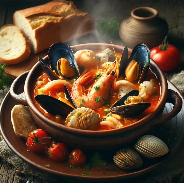 Basque Seafood Soup (Ttoro)