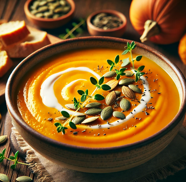 Curried Pumpkin and Coconut Soup