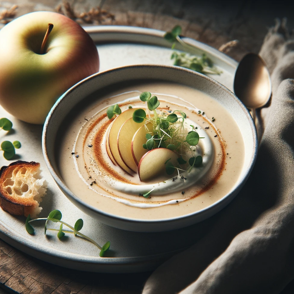 Celery Root and Apple Soup