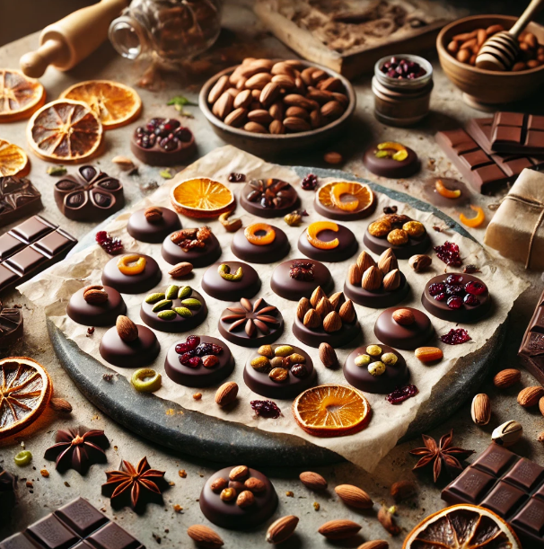 Dark Chocolate Mendiants