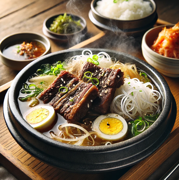 Korean Short Rib Soup (Galbitang)