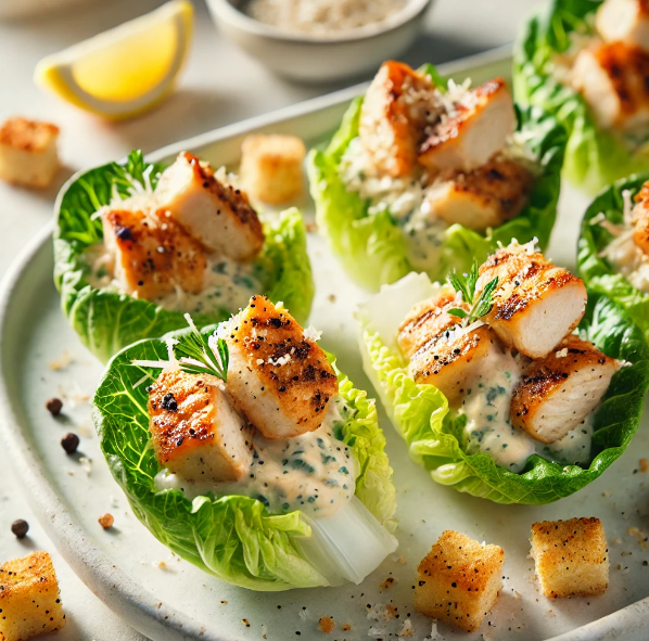 Mini Chicken Caesar Bites