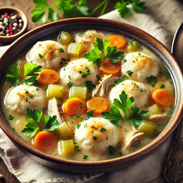 Southern Chicken and Dumplings Soup
