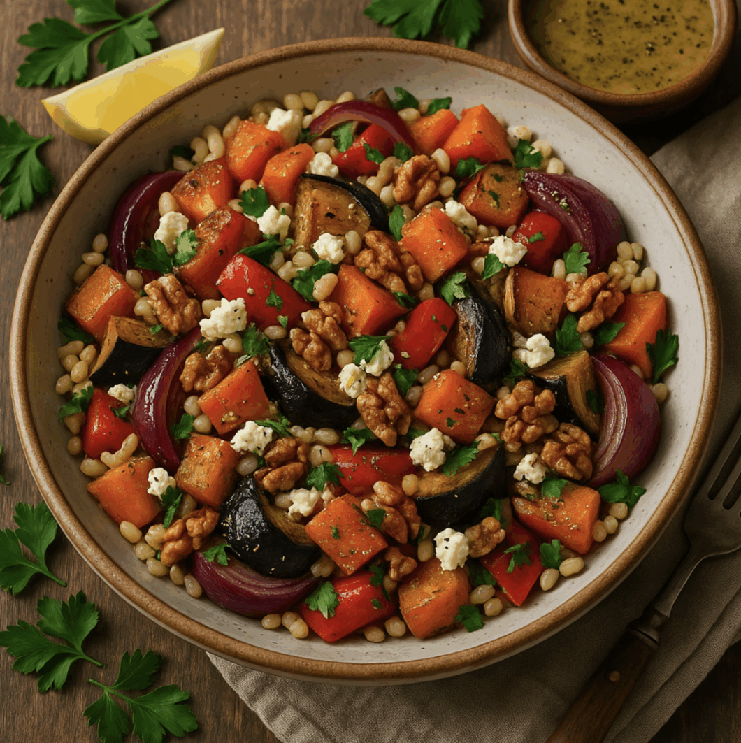 Pearl Barley & Roasted Vegetable Salad