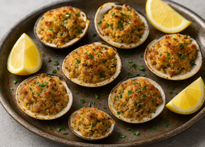 Baked Stuffed Clams