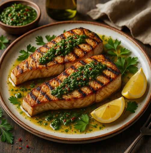 Chimichurri Grilled Swordfish