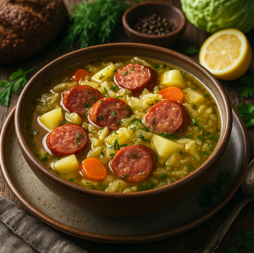 Kielbasa and Cabbage Soup