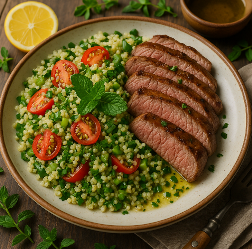 Lamb & Quinoa Tabbouleh Salad