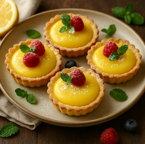 Lemon Curd Tartlets