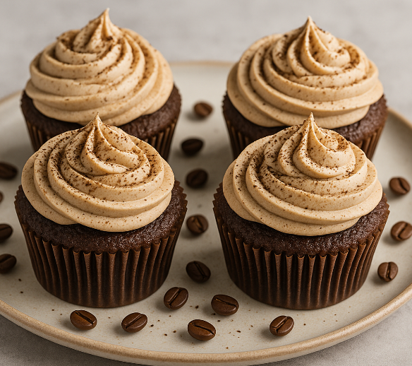 Mocha Cupcakes with Espresso Frosting