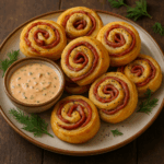 Pastrami and Swiss Pinwheels
