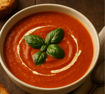 Roasted Tomato Basil Soup