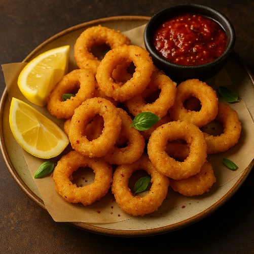 Spicy Calamari Rings