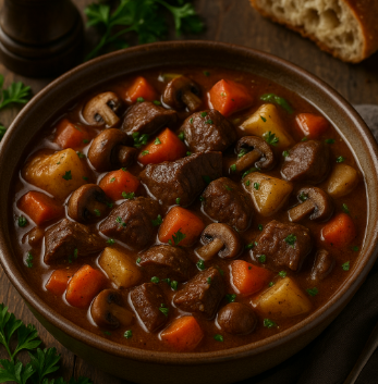 Venison Stew with Root Vegetables