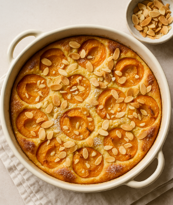 Apricot Almond Clafoutis