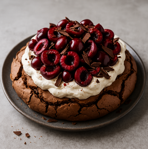 Cherry Chocolate Pavlova