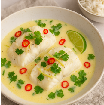 Coconut Poached Cod