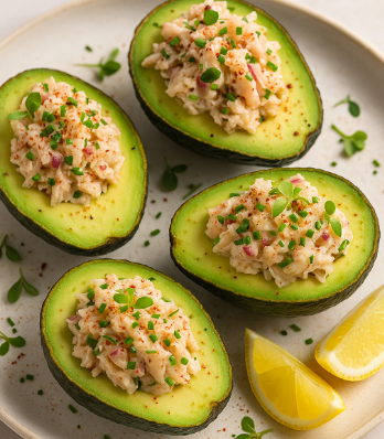 Crab-Stuffed Avocado Halves