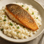 Crispy Skin Snapper with Coconut Rice