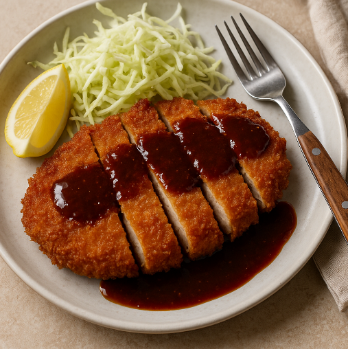 Katsu-Style Breaded Pork with Tonkatsu Sauce