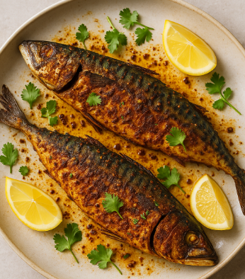 Moroccan Spiced Mackerel