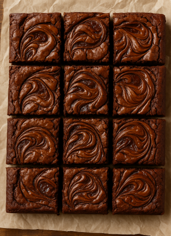 Nutella Swirl Brownies