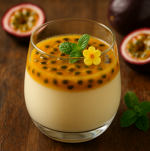 Passion Fruit Panna Cotta