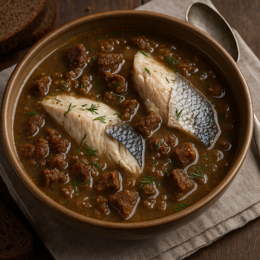 Rustic Baltic Fish & Rye Soup