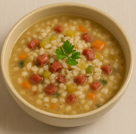 Swiss Bündner Gerstensuppe (Grisons Barley Soup)