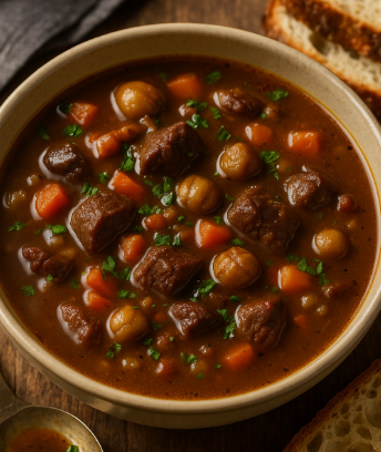 Venison & Chestnut Soup